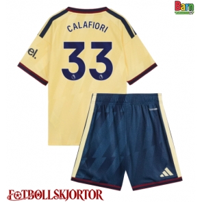 Arsenal Riccardo Calafiori #33 Tredje Kläder Barn 2026-27 Kortärmad (+ Korta byxor)